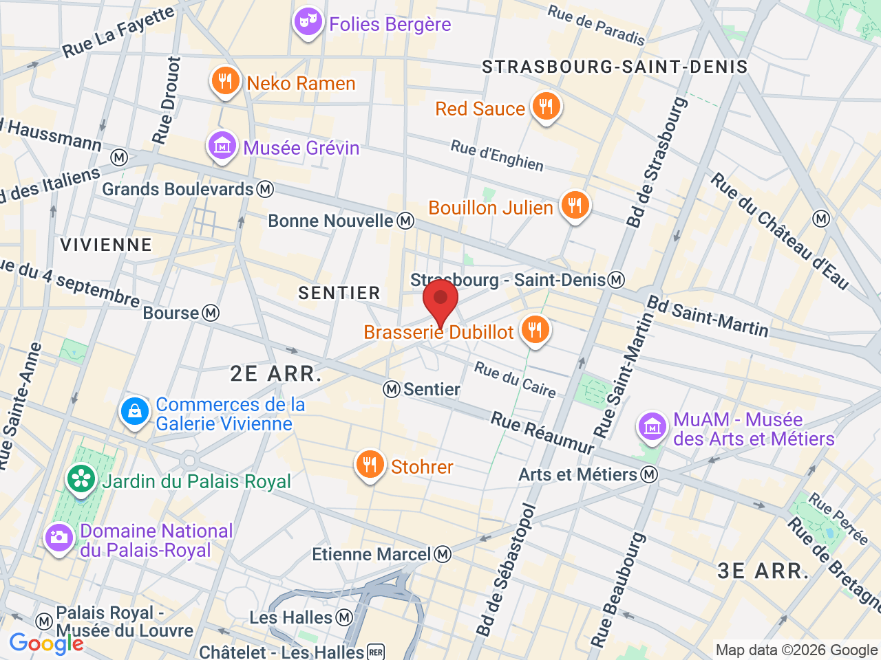 Plan d'accès — 1 Rue de la Démo, 75001 Paris